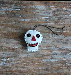 Mini Skull Ornament
