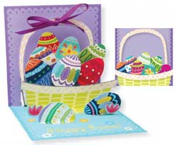Easter Egg Basket Pop-up Card