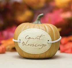 Count Blessings Pumpkin