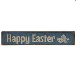 Happy Easter Wood Sign