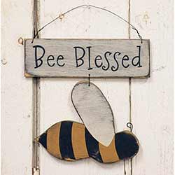 Bee Blessed Hanging Sign