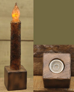 Window Stand for Battery Taper Candle