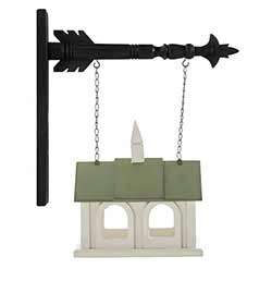 Birdhouse With Green Roof Arrow Replacement