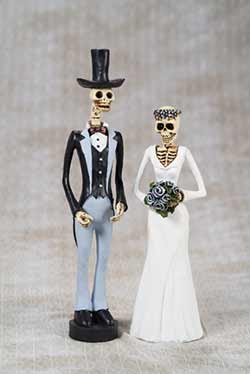 Day of the Dead Bride and Groom