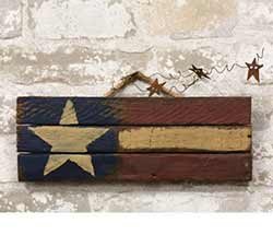 Primitive Lath America Flag Sign - 12 inch