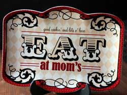 Eat at Mom's Rectangle Platter