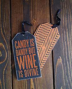 Candy is Dandy Ornament or Bottle Tag