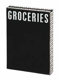 Groceries Box Sign / Chalk Board