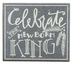 Newborn King Box Sign