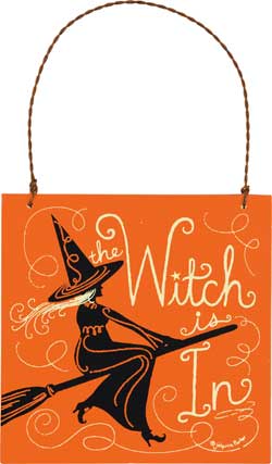 The Witch Is In Ornament