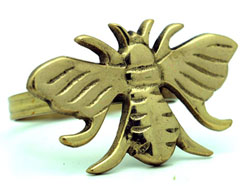 Golden Bee Napkin Ring
