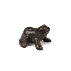 Mini Cast Iron Frog Figure