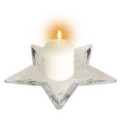 Star Plate or Candle Holder - Large