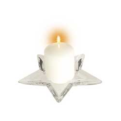 Star Plate or Candle Holder - Small