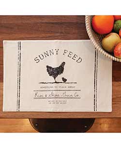 Sunny Feed Chicken Placemat