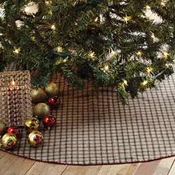 Weston Grey Felt Christmas Tree Skirt