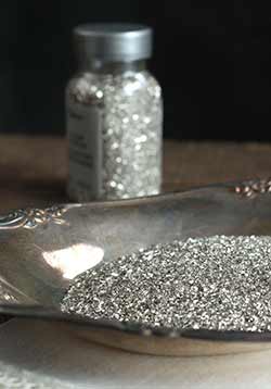 Vintage Glass Glitter - Silver (2.8 ounces)