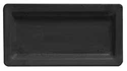 Black Rectangle Tray - 13 inch