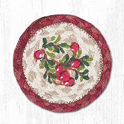 Cranberries Braided Coaster