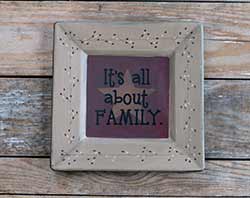 All About Family Plate