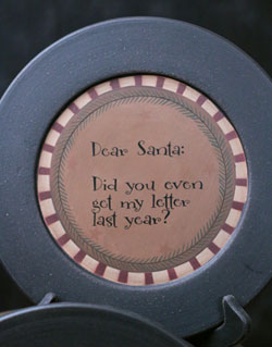 Get My Letter Santa Plate