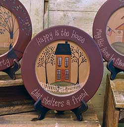 Happy is the House Plate