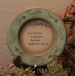 Christmas in the Heart Plate