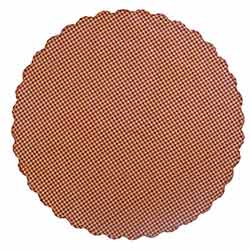 Burgundy Check Tablecloth - Round (70 inch)