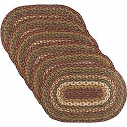 Tea Cabin Braided Placemats (Set of 6)