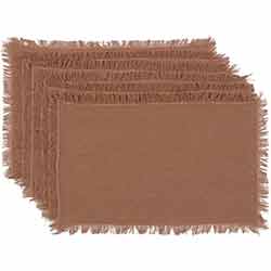 Tobacco Cloth Nutmeg Placemats (Set of 6)