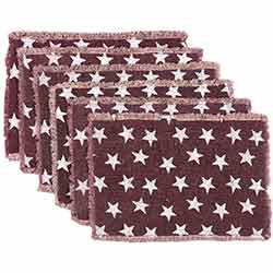 Multi Star Red Placemats (Set of 6)