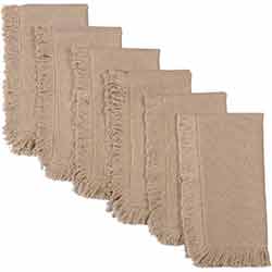 Haven Taupe Napkins (Set of 6)