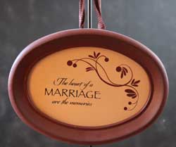 Marriage Hanging Oval Frame
