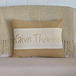 Give Thanks Decorative Pillow