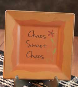 Chaos Sweet Chaos Square Plate