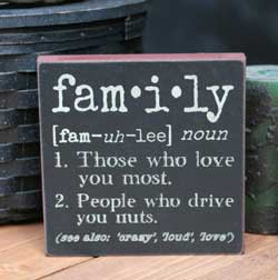 Family Definition Sign