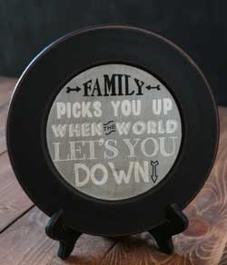 Family Picks You Up Plate