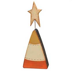 Candy Corn Shelf Sitter with Star