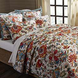 Meredith Floral King Quilt
