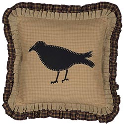 Primitive Crow Pillow