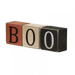 Boo Letter Blocks (Set of 3)