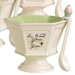 Patisserie Parfait Cup with Spoon - Green