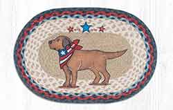 Yellow Lab Braided Placemat