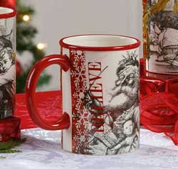 Giftcraft Believe Nostalgic Christmas Mug