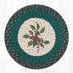 Holly Round Braided Chair Pad