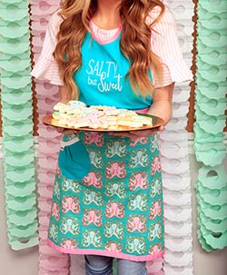 Simply Whimsical Salty But Sweet Octopus Apron