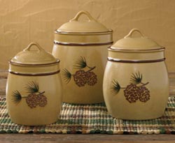 Pine Bluff Canisters (Set of 3)