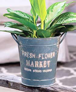 Fresh Flower Market Bucket