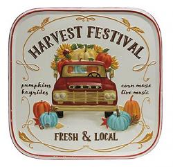 Harvest Festival Enamel Sign