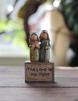 Holy Family with Child Figurine